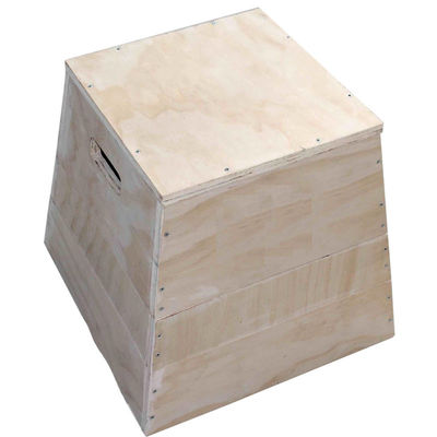 عبر التدريب صندوق خشبي القفز Plyo قابل للتعديل
