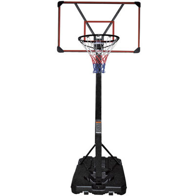 قاعدة PE قابلة للتعديل نظام كرة السلة في الهواء الطلق 36.5 كجم PC Backboard